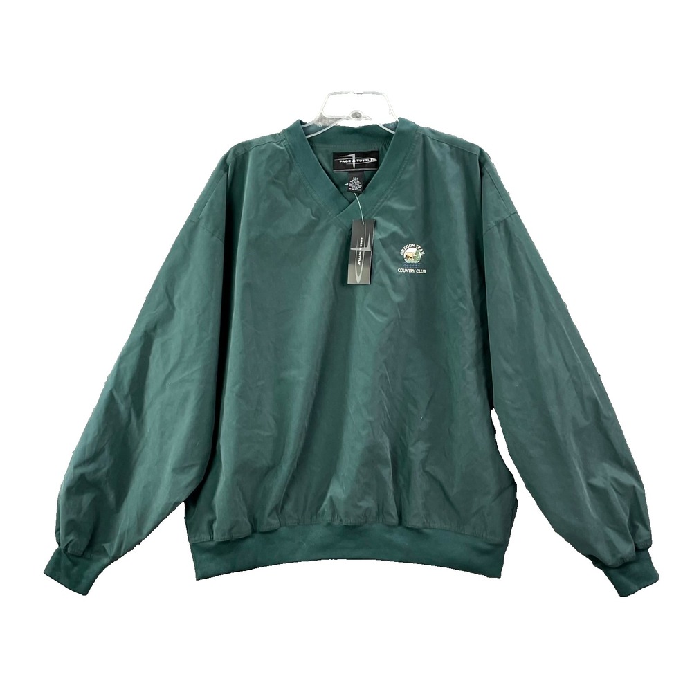 Page & Tuttle Windshirt Mens Large Outdoor Sports Golf Athleisure Country Club